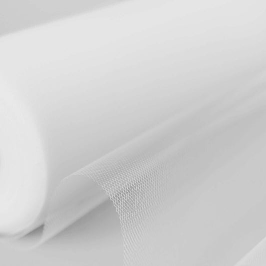 12"x100 Yards White Tulle Fabric Bolt, Sheer Fabric Spool Roll For Crafts - NestOCart
