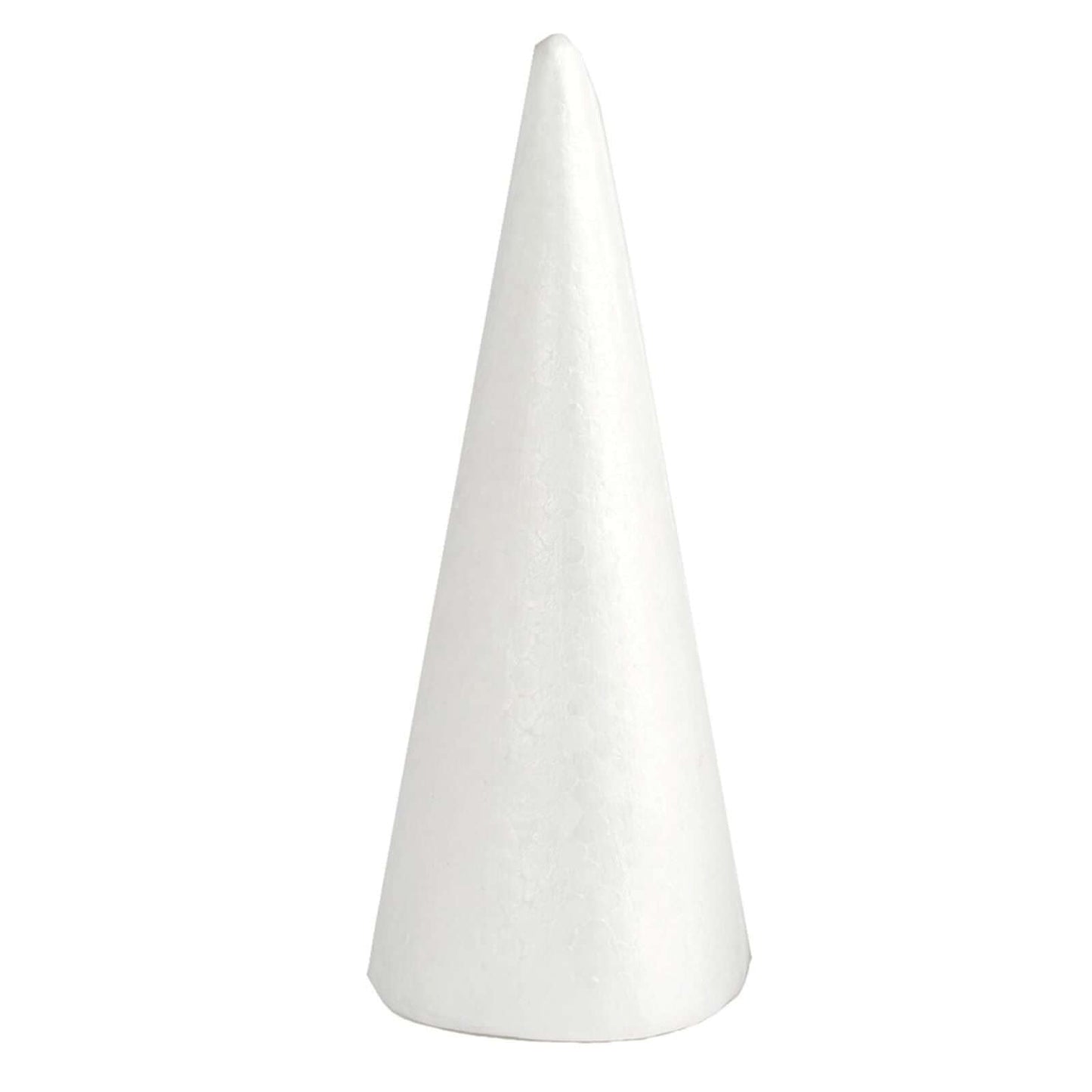 24 Pack 6" White Styrofoam Cone, Foam Cone For DIY Crafts - NestOCart