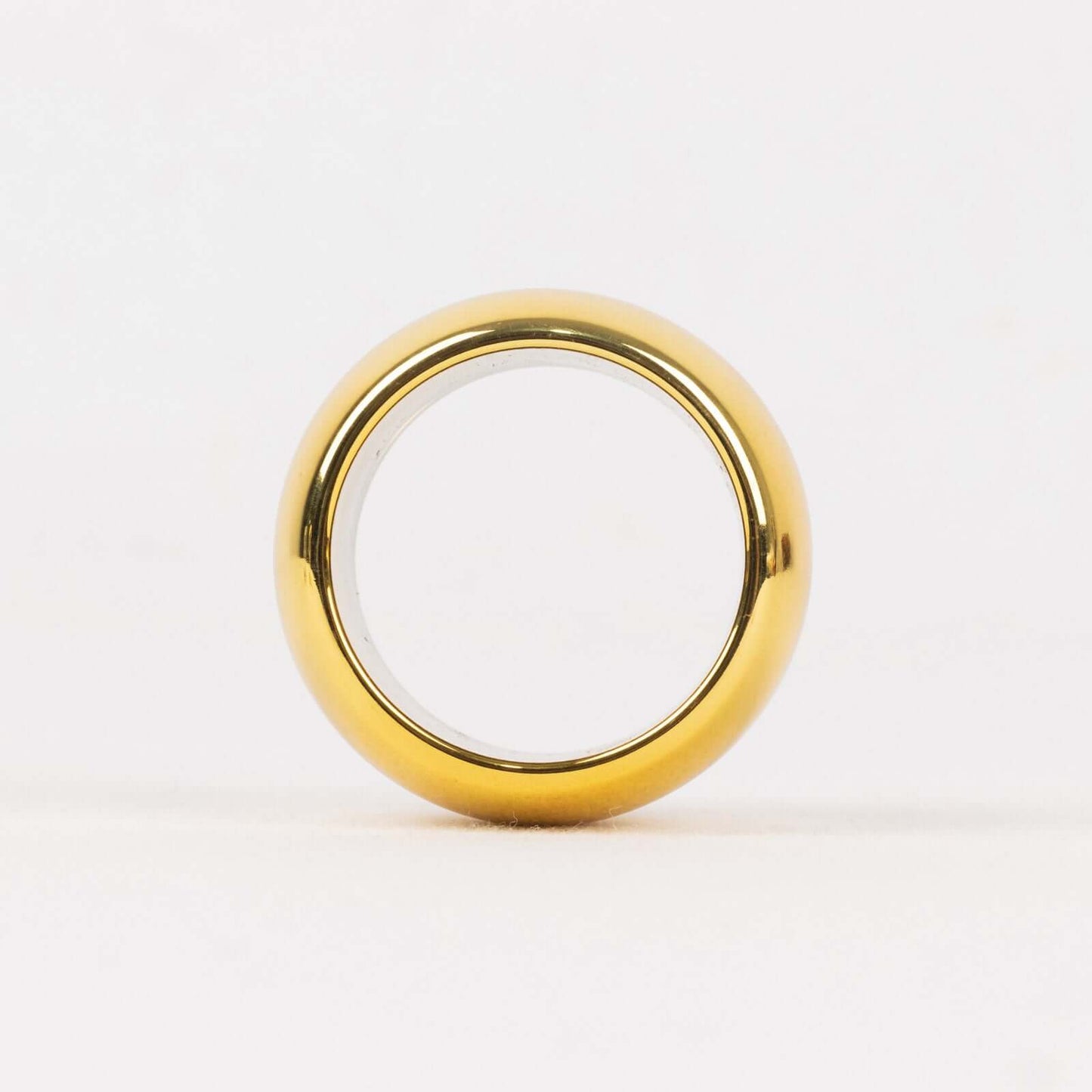 4 Pack Shiny Metallic Gold Acrylic Napkin Rings - NestOCart