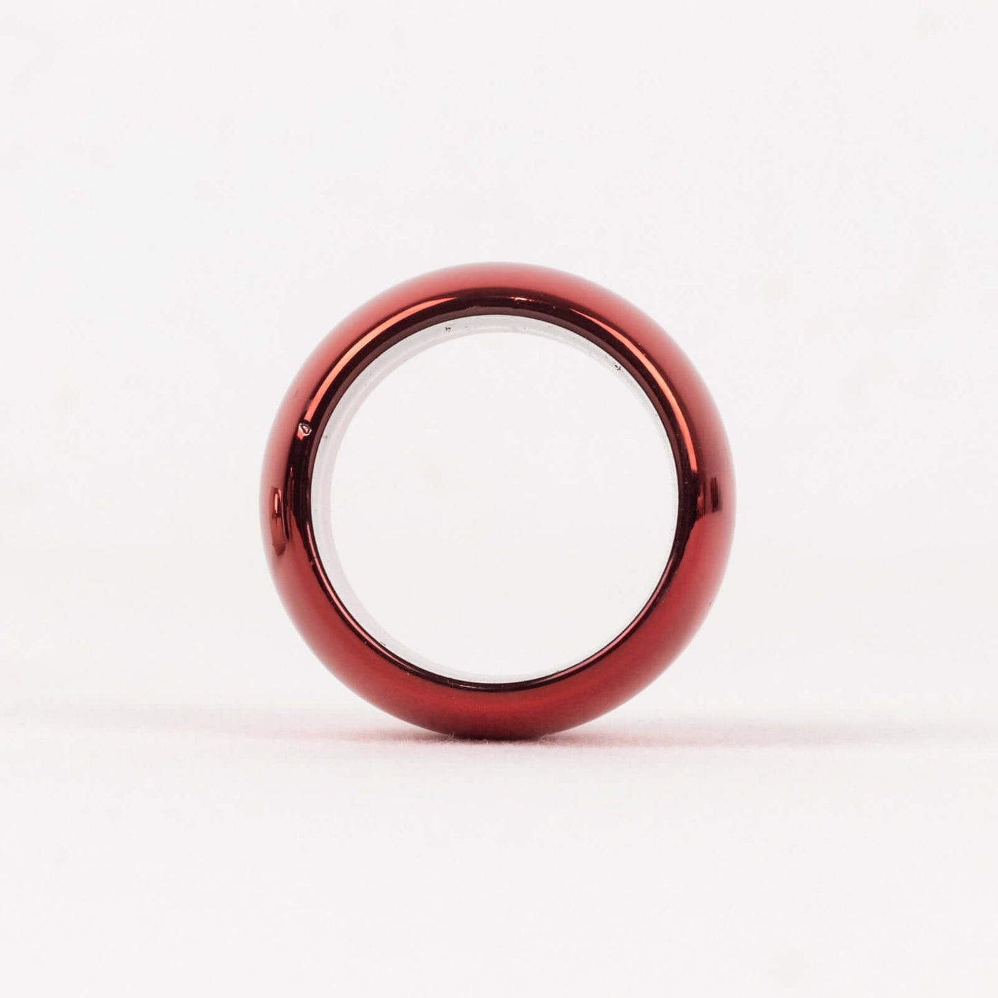 4 Pack Shiny Metallic Red Acrylic Napkin Rings - NestOCart