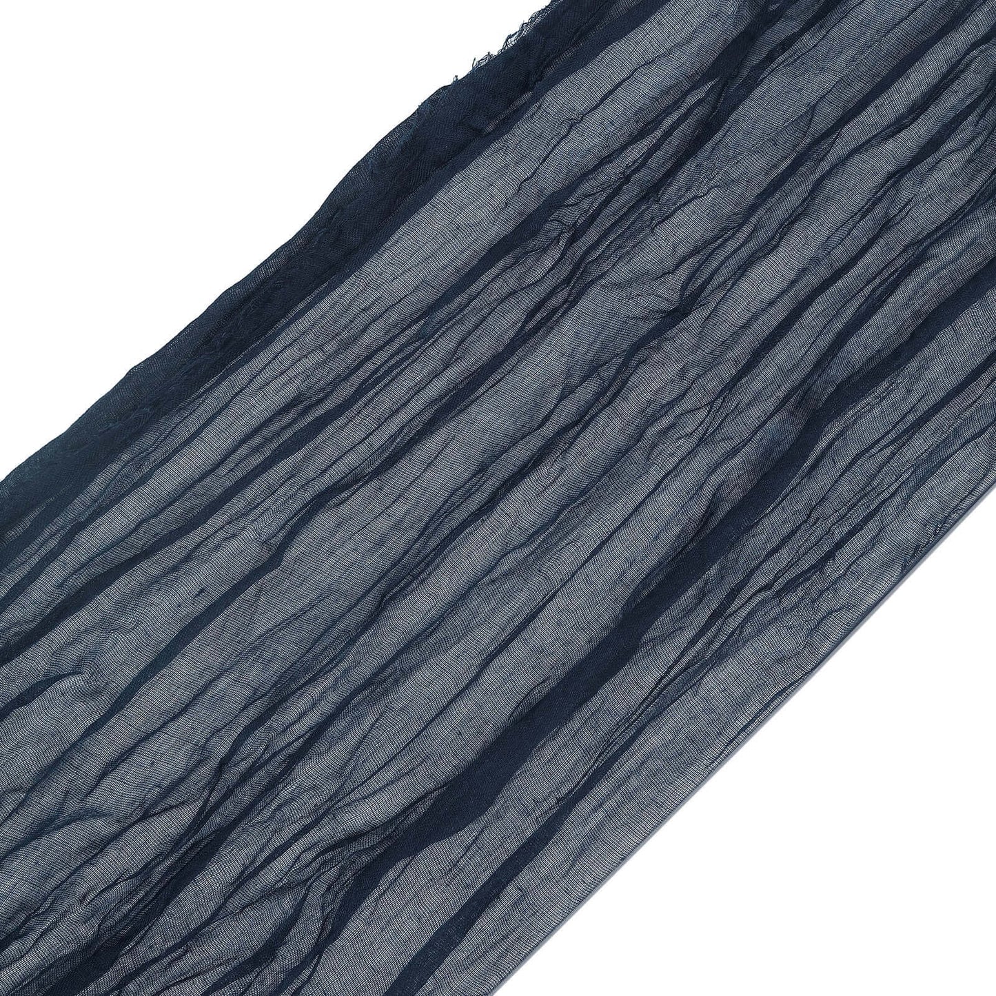 5 Pack Cheesecloth Gauze 16"x88" Chair Sashes Navy Blue - Boho Chair Decorations - Bell Racket Store