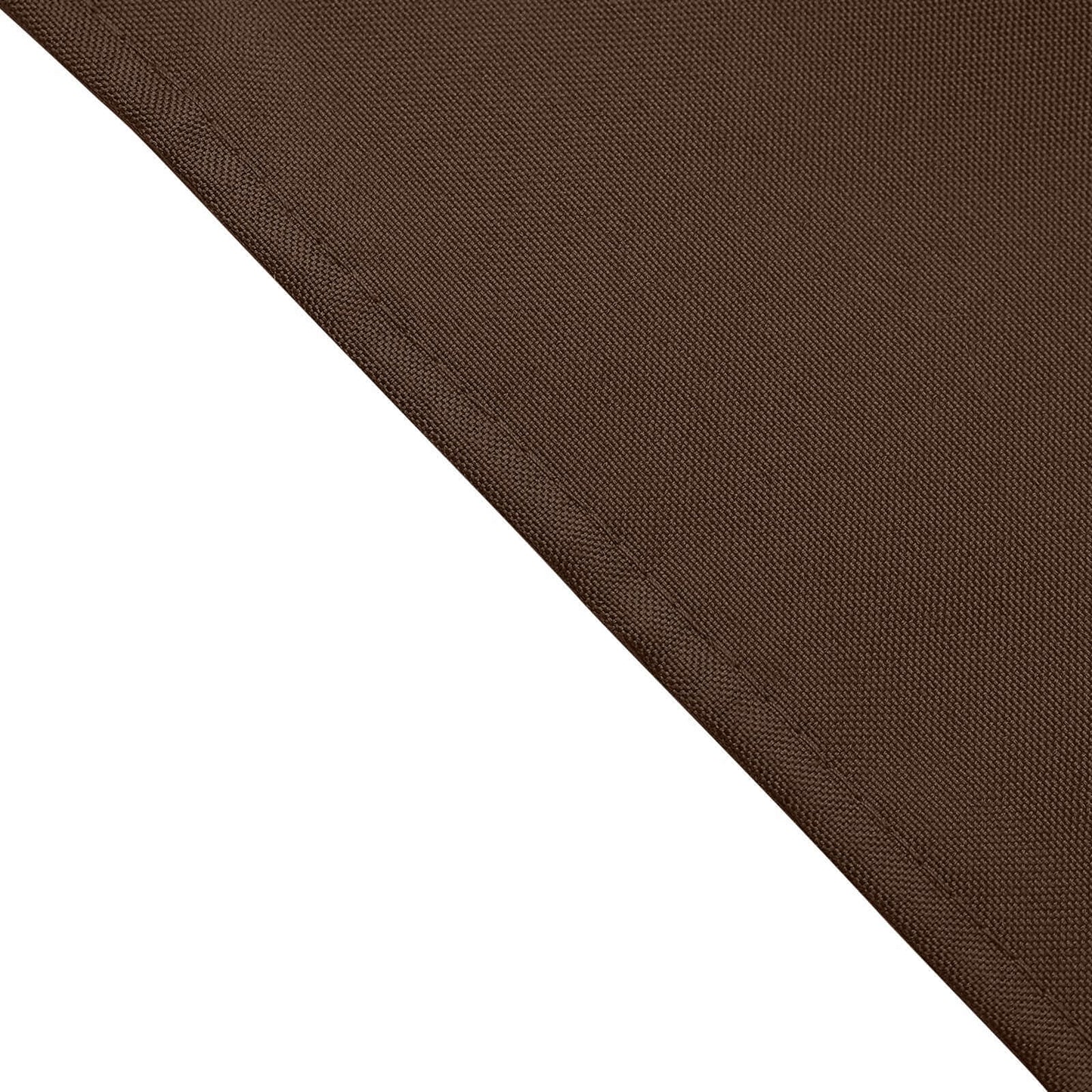 5 Pack Polyester 17"x17" Napkins Chocolate - Durable & Wrinkle Resistant Dinner Napkins - NestOCart
