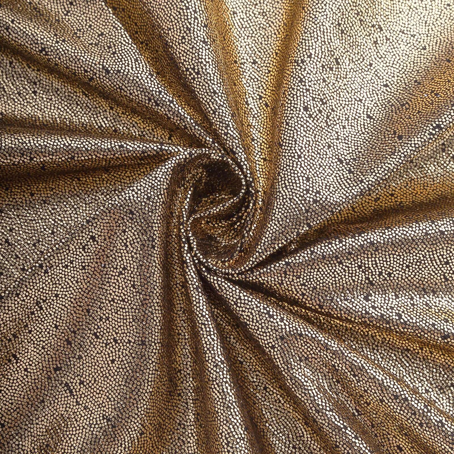 5 Pack Polyester 20"x20" Napkins Antique Gold Shimmer Sequin Dots - Luminous Cloth Napkins - Bell Racket Store