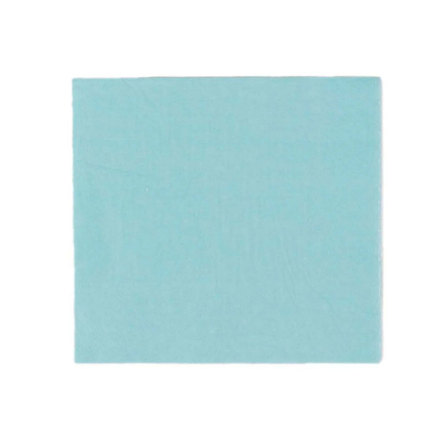 50 - Pack Paper Beverage Napkins Blue - 2 Ply Disposable Soft 18GSM Cocktail Napkins 5"x5" - Bell Racket Store