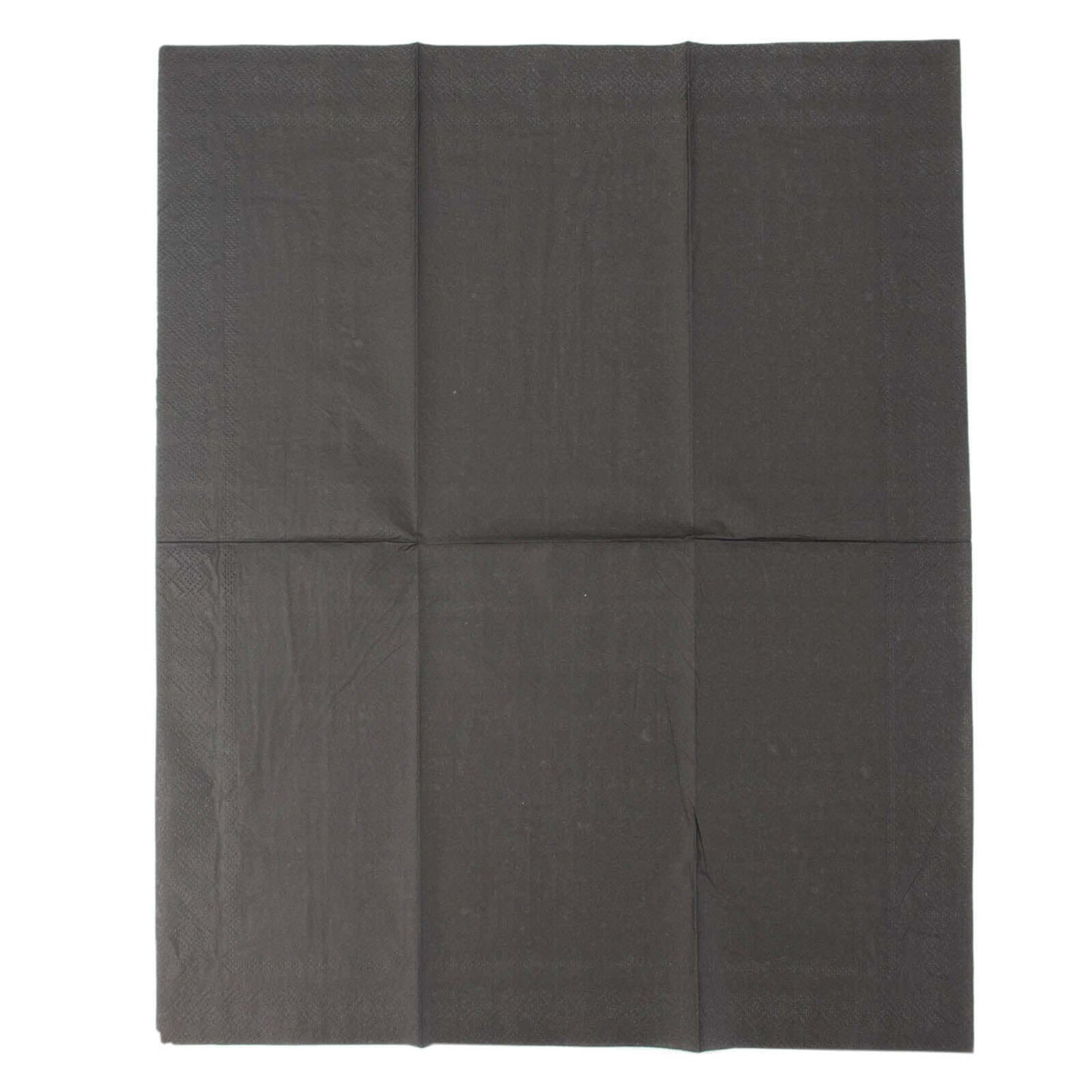 50 - Pack Paper Napkins Black - Soft Disposable 2 - Ply Dinner Napkins for Weddings - Bell Racket Store