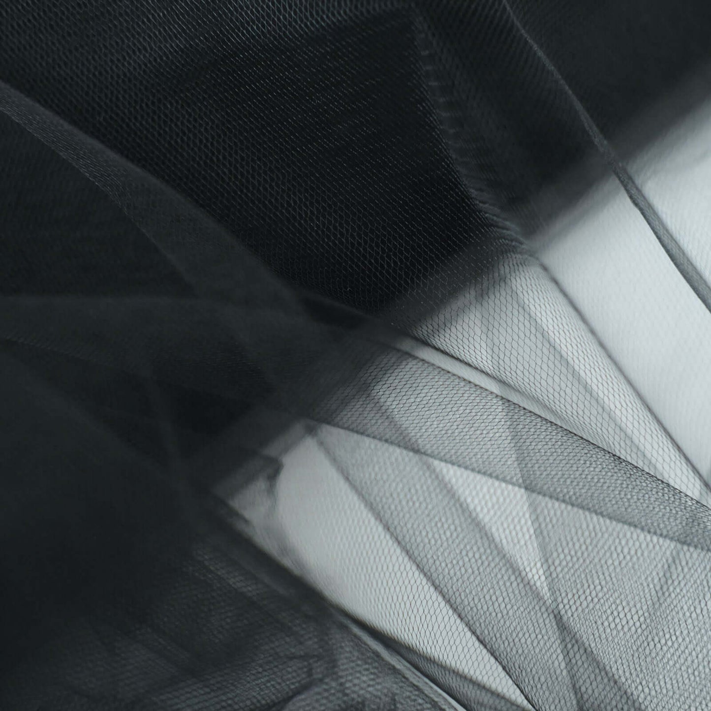 54"x40 Yards Black Tulle Fabric Bolt, DIY Crafts Sheer Fabric Roll - NestOCart