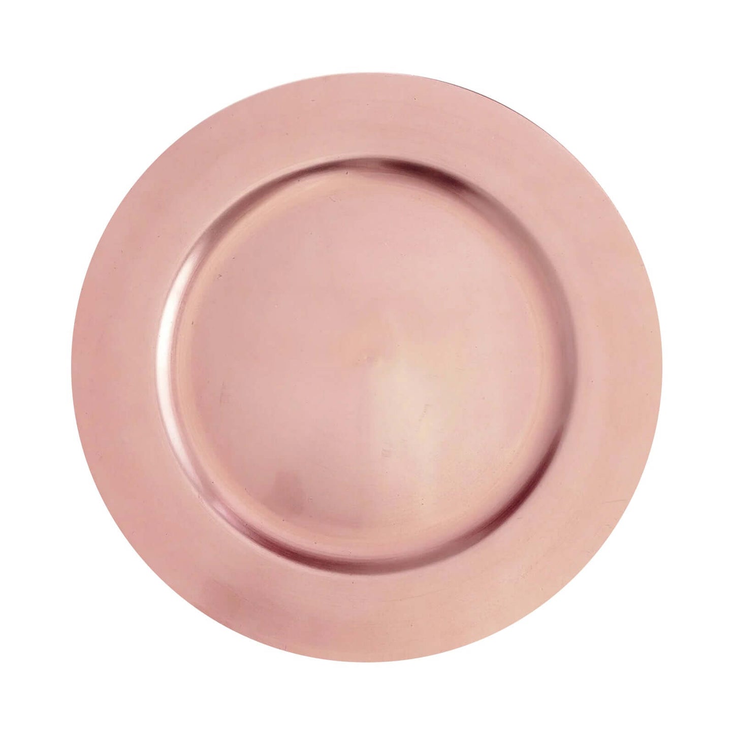 6 - Pack Acrylic Round Charger Plates 13" in Blush Pink, Dinner Party Decor Charger Tableware - NestOCart
