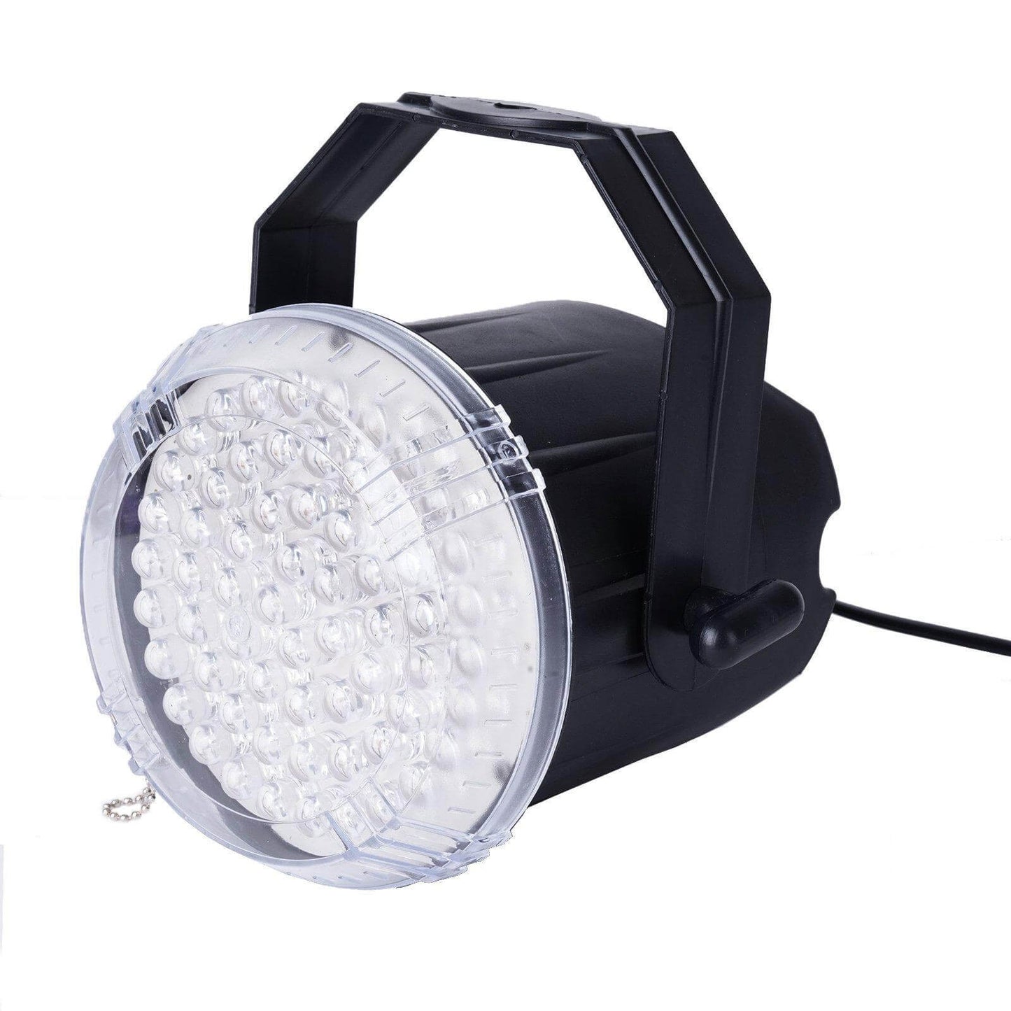 10W White 62 LED Stage Backdrop Uplight, Bright Strobe Spotlight With Brackets