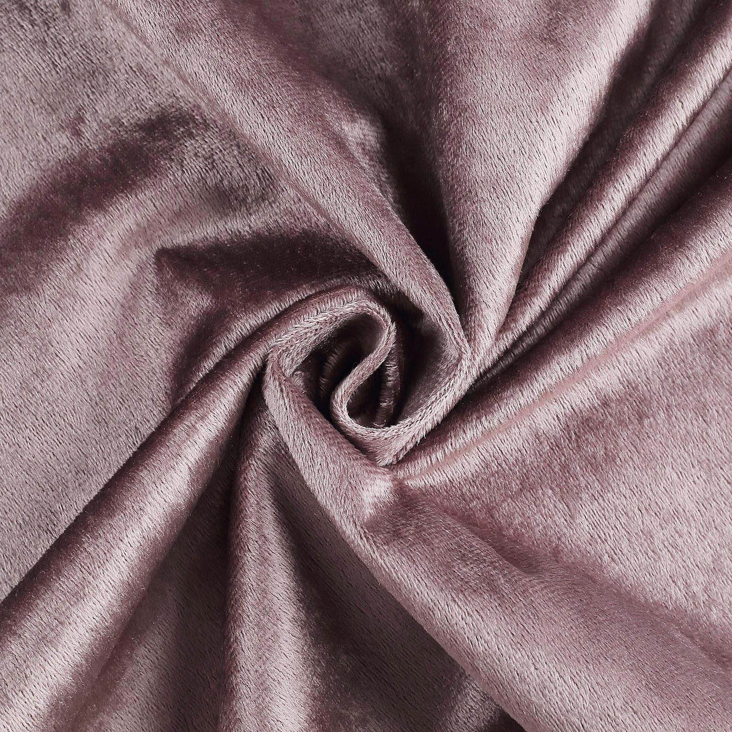 Premium Velvet 120" Round Tablecloth Mauve - Reusable Soft & Seamless Table Cover