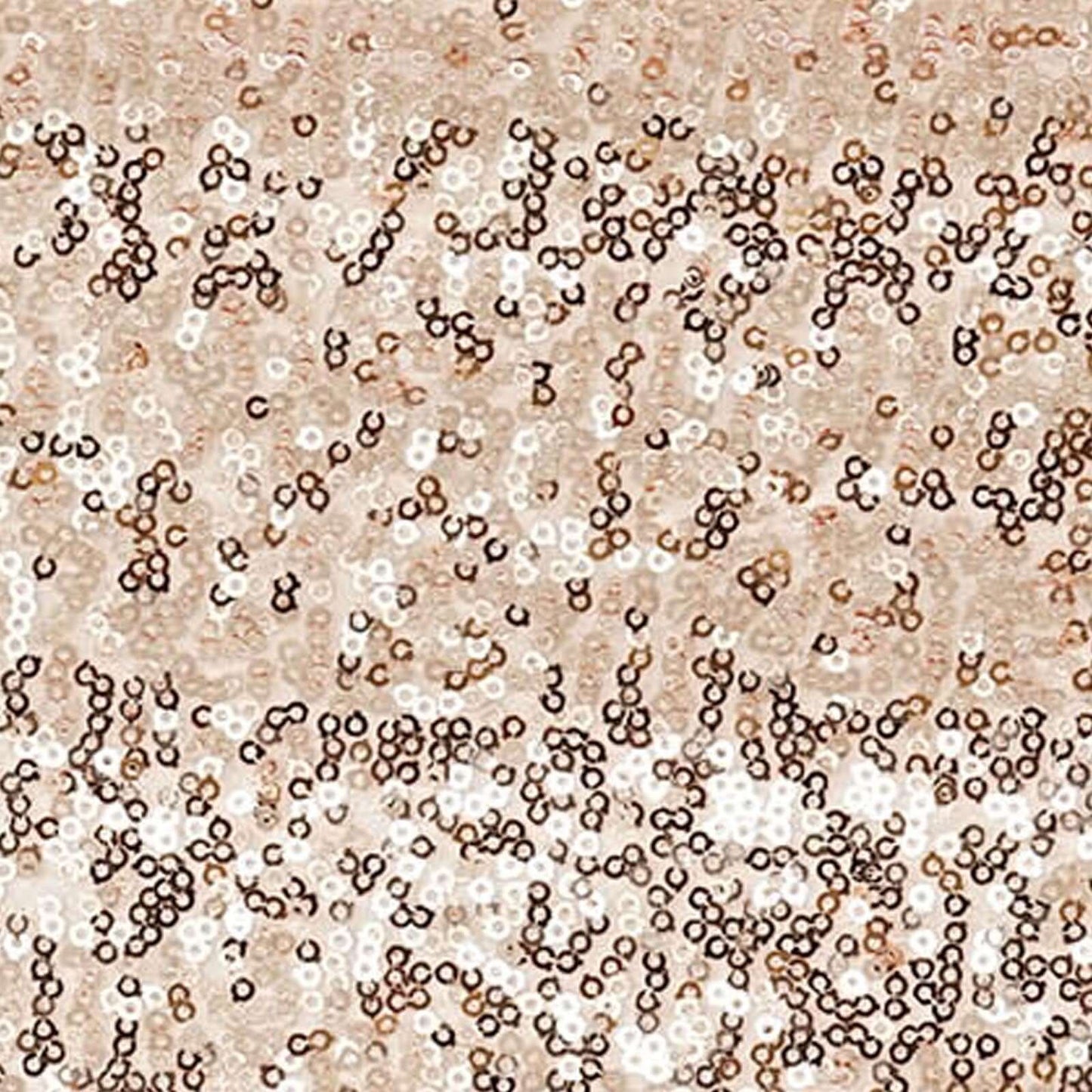 5 Pack Sequin Spandex Chair Sashes Blush - Stretch Chair Bands 6"x15"