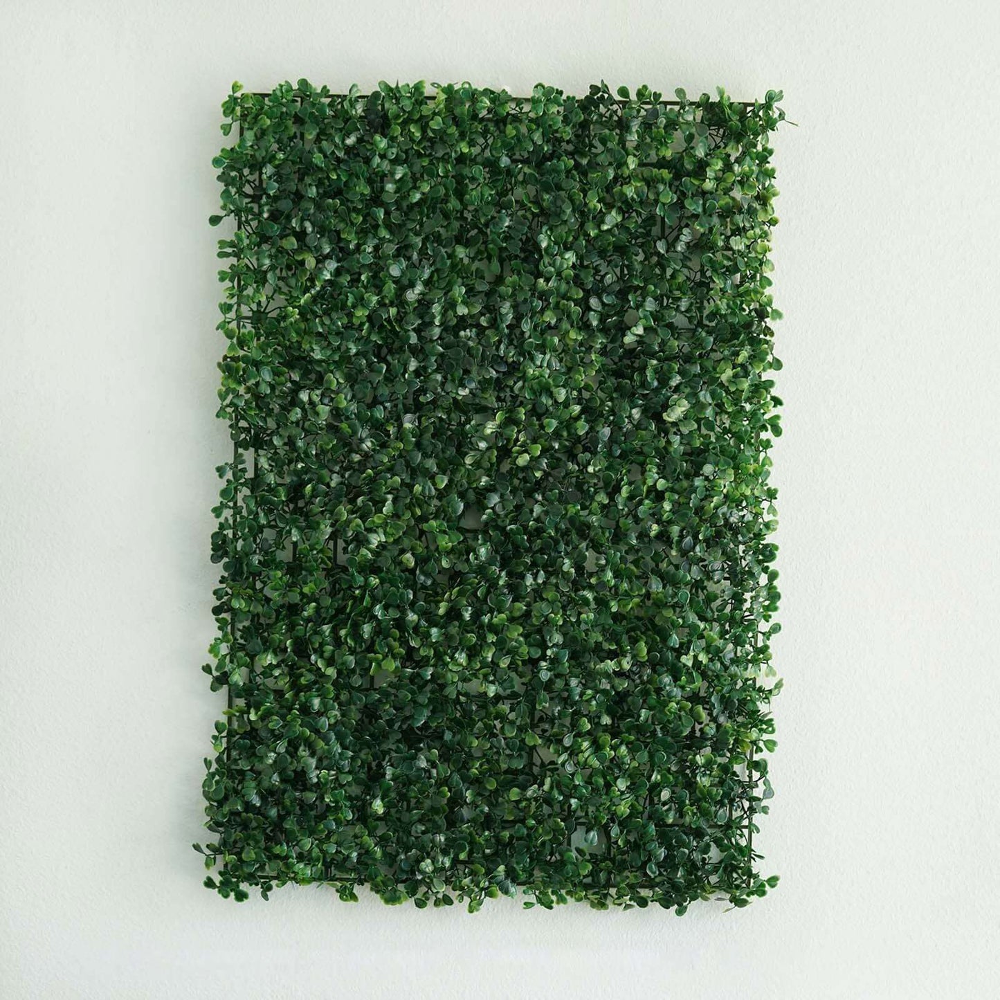 11 Sq ft. Dark Green Boxwood Hedge Garden Wall Backdrop Mat - 4 Artificial Panels