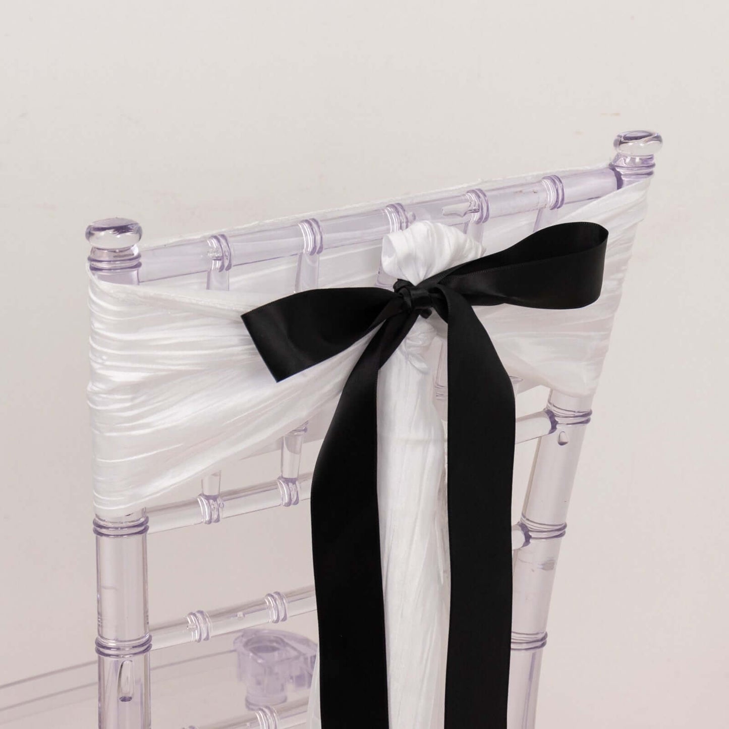 50 Yards 1.5" Black Single Face Decorative Satin Ribbon