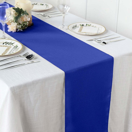 Polyester 12"x108" Table Runner Royal Blue - Durable & Wrinkle - Resistant Table Decor - NestOCart