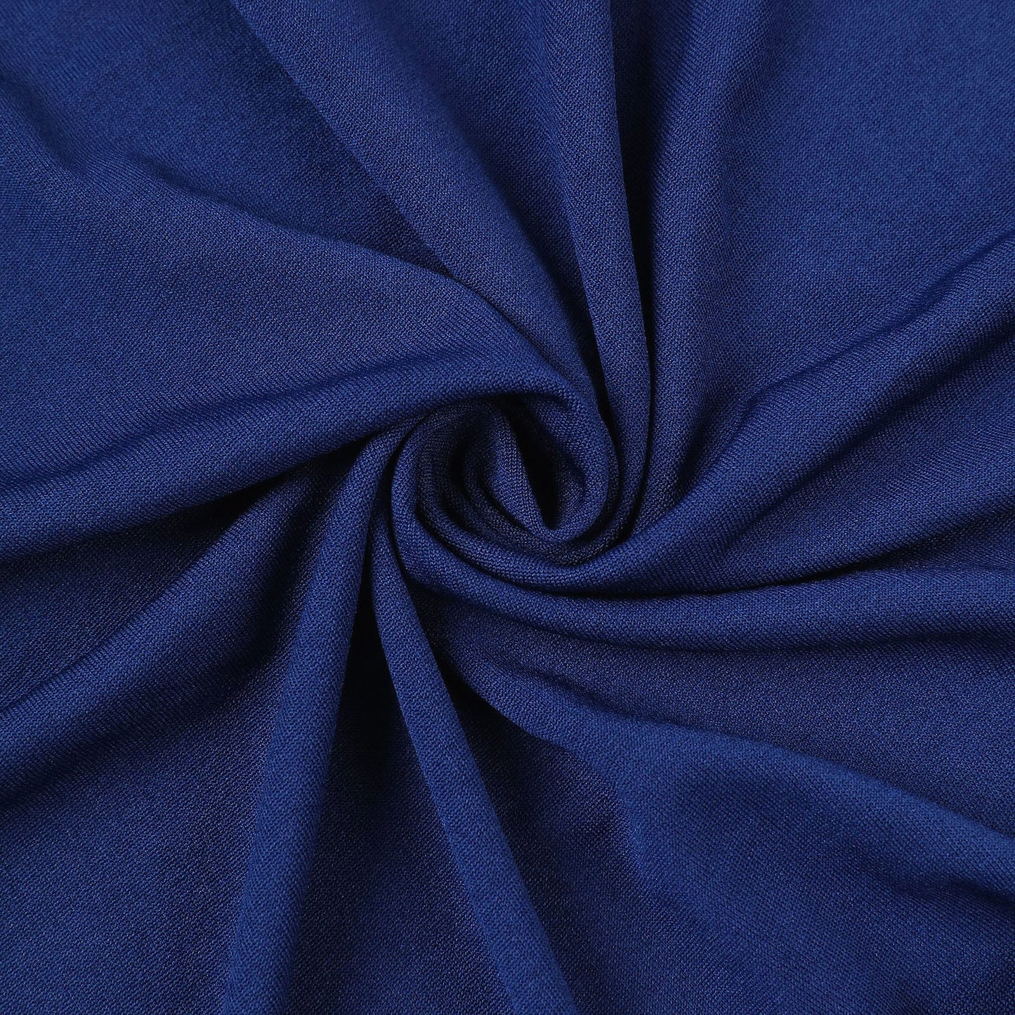 Premium Spandex Chair Cover with Foot Pockets for Banquet Chairs Navy Blue - Stretch 220GSM Fitted Slipcover - Bell Racket Store