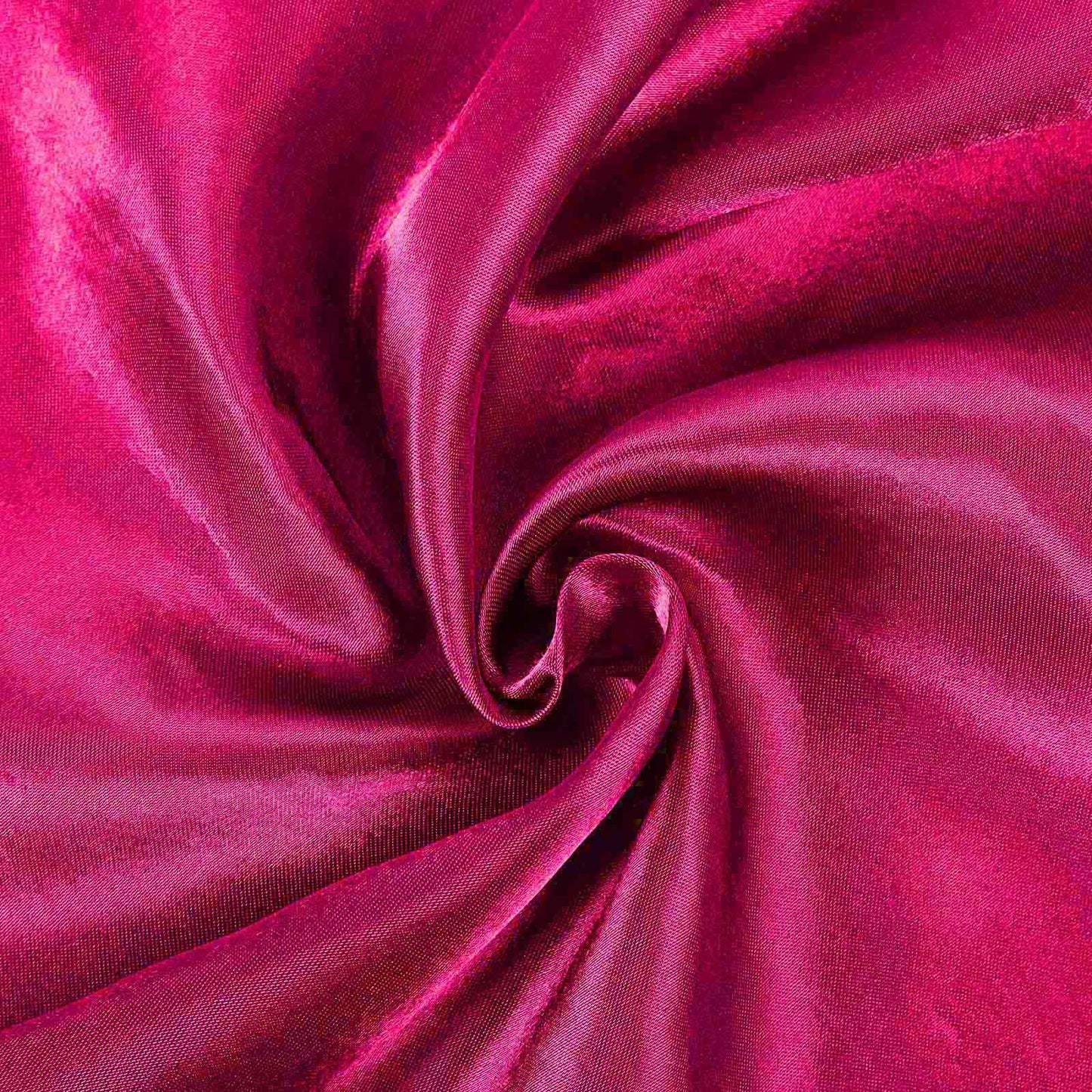 Satin 108" Round Tablecloth Fuchsia - Smooth and Lustrous Table Cover - NestOCart