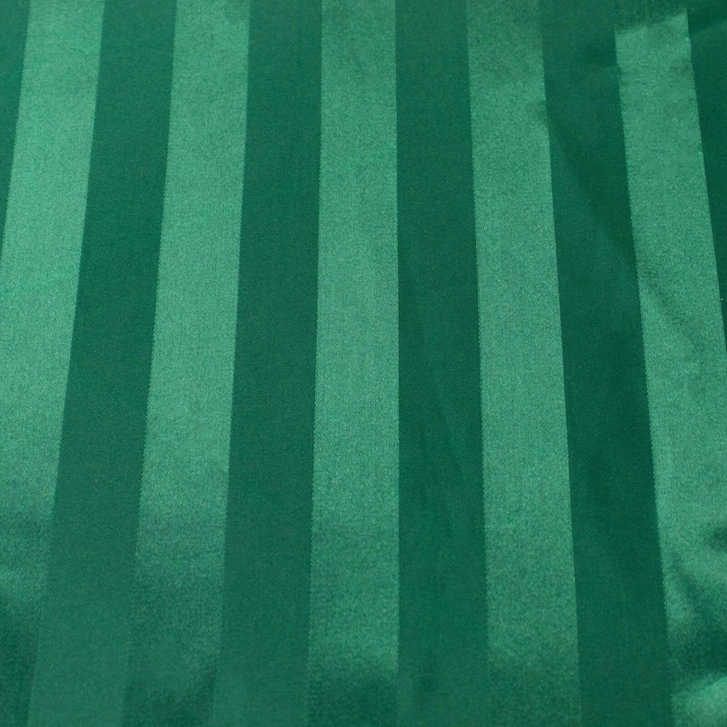 Satin 12"x108" Table Runner Hunter Emerald Green - Stripe Table Decor - Bell Racket Store