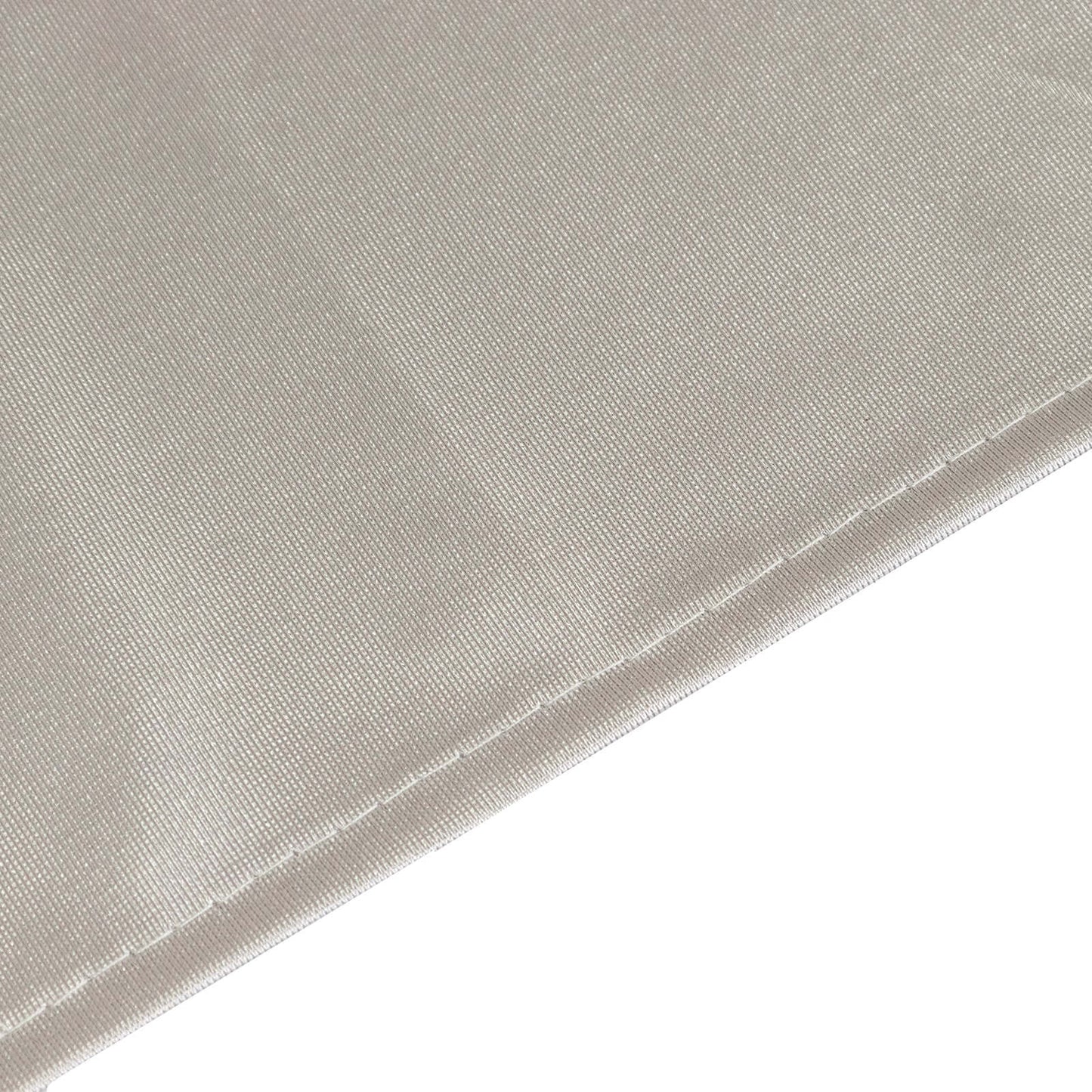 Scuba Square 70"x70" Tablecloth Shimmer Silver - Wrinkle Free & Stain Resistant Table Cover - Bell Racket Store