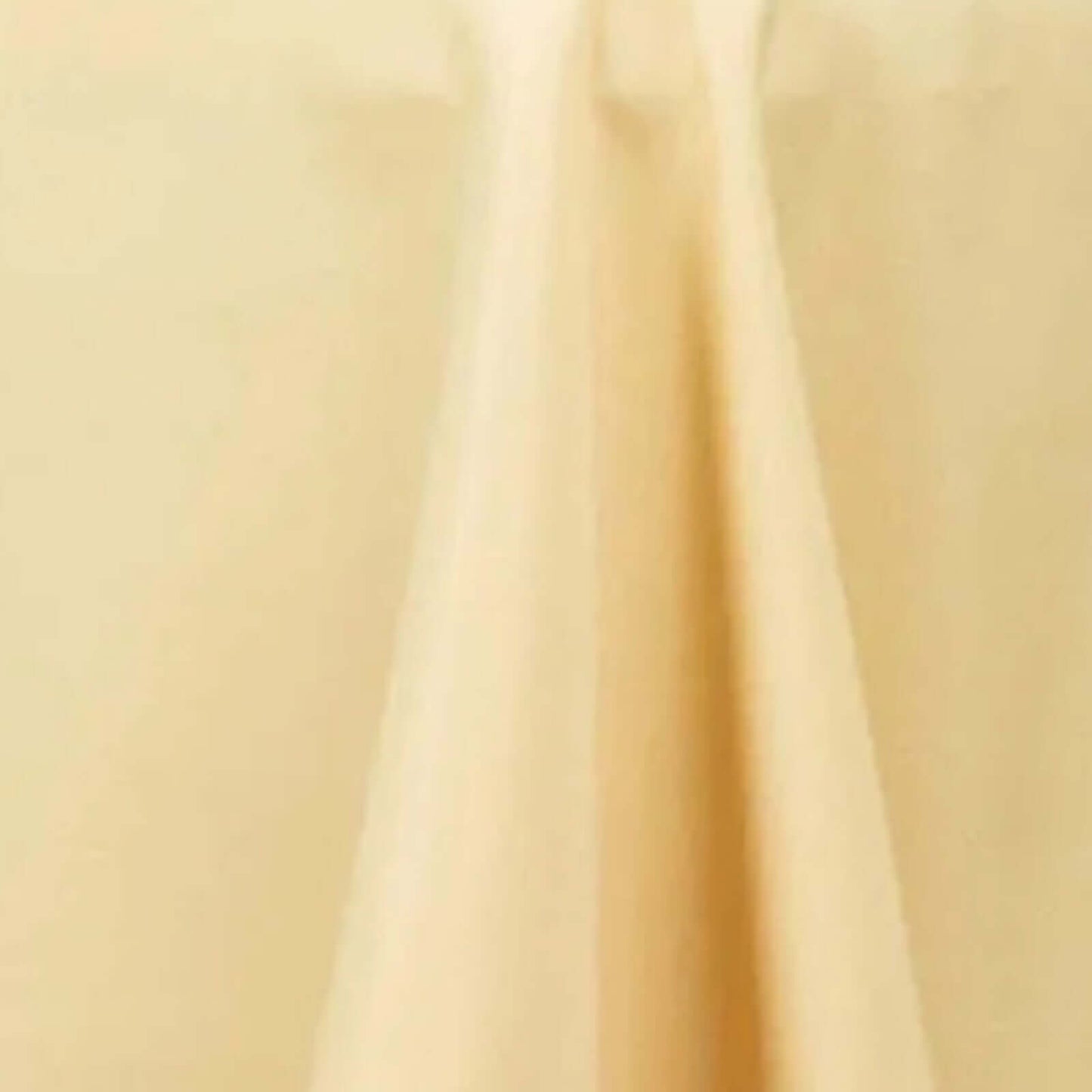 Premium Polyester 108" Round Tablecloth Champagne - Wrinkle-Resistant 220GSM Table Cover