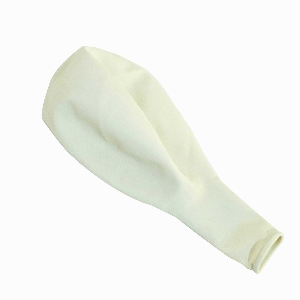 10 Pack 18" Matte Pastel White Helium or Air Latex Party Balloons - Bell Racket Store