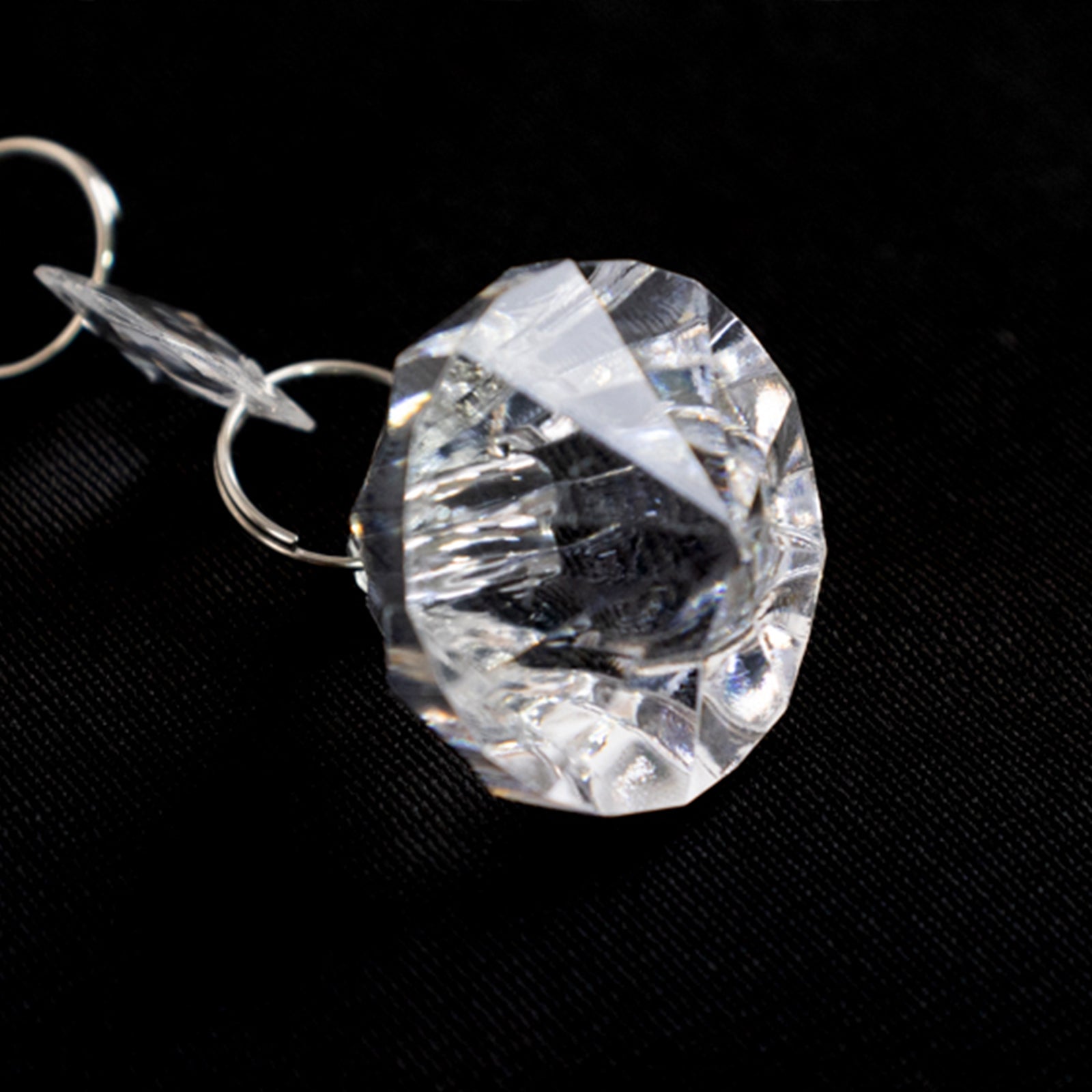 10 Pack Acrylic Crystal Beaded Garland Strands for Christmas Tree Ornaments Party Decorations - 2ft - Bell Racket Store