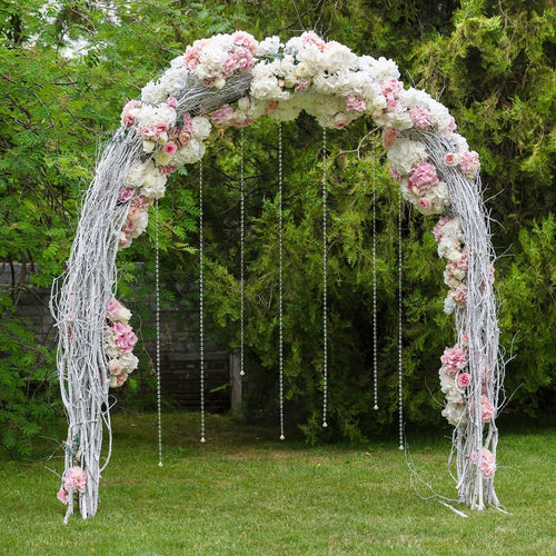 10 Pack Acrylic Crystal Beaded Garland Strands with Octagon Diamond Prism Pendant, Hanging Chandelier Beads Chains for Christmas Tree Ornaments Party Decorations - 3ft - Bell Racket Store