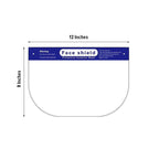 10 Pack Bulk Protective Disposable Face Shield Mask with Elastic Band and Comfort Sponge - Protects from Sneezing, Splash, Droplets - Bell Racket Store