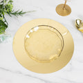 10 - Pack Candle Plate Centerpiece Bases Circle Acrylic Mirror Tray Gold Round - Event Decor 10" - Bell Racket Store