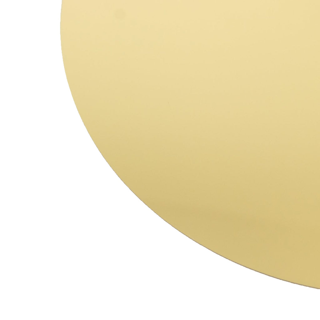 10 - Pack Candle Plate Centerpiece Bases Circle Acrylic Mirror Tray Gold Round - Event Decor 10" - Bell Racket Store