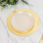 10 - Pack Candle Plate Centerpiece Bases Circle Acrylic Mirror Tray Gold Round - Event Decor 10" - Bell Racket Store