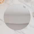 10 - Pack Candle Plate Centerpiece Bases Circle Acrylic Mirror Tray Silver Round - Event Decor 10" - Bell Racket Store