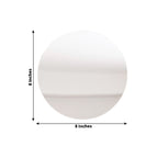 10 - Pack Candle Plate Centerpiece Bases Circle Acrylic Mirror Tray Silver Round - Event Decor 8" - Bell Racket Store