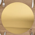 10 - Pack Candle Plate Circle Acrylic Mirror Tray Gold Round - Event Display Decor 16" - Bell Racket Store