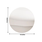 10 - Pack Candle Plate Circle Acrylic Mirror Tray Silver Round - Event Centerpiece Decor 14" - Bell Racket Store