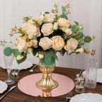 10 - Pack Dining Plate Chargers Decorative Acrylic Mirror Rose Gold Round - Lightweight Event Display 13" - Bell Racket Store