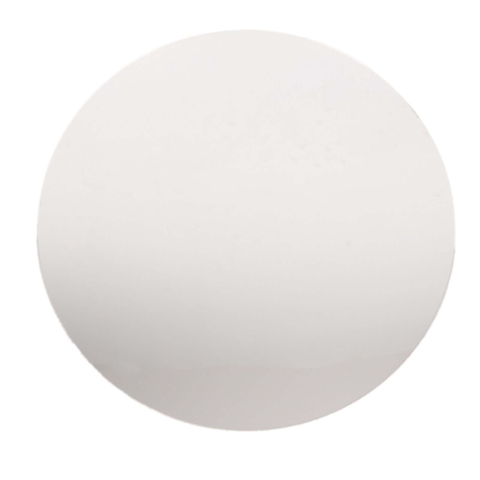 10 - Pack Dining Plate Chargers Decorative Acrylic Mirror Silver Round - Lightweight Event Display 13" - Bell Racket Store