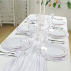 10 - Pack Disposable Table Placemats in French Toile Print 13" in White/Matte Lavender - Chic Floral Cardboard Placemats for Stylish Table Setting - Bell Racket Store