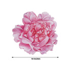 10 - Pack Disposable Table Placemats with Pink Peony Flower Print - 400GSM Floral Cardboard Placemats for Dinner Parties & Gatherings 14" - Bell Racket Store