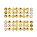 10 Pack Gold Sunflower Diamond Rhinestones Napkin Holders With Velcro, Elegant Wedding Napkin Rings - Bell Racket Store