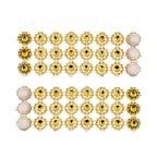 10 Pack Gold Sunflower Diamond Rhinestones Napkin Holders With Velcro, Elegant Wedding Napkin Rings - Bell Racket Store