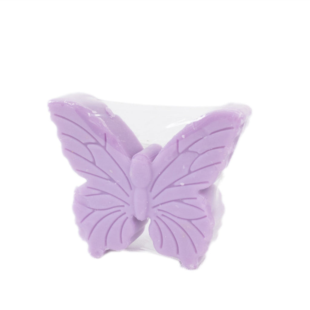 10 Pack Lavender Butterfly Unscented Soap Baby Shower Favors with Gift Boxes, Pre - Packed Bridal Shower Wedding Souvenirs - 2" - Bell Racket Store