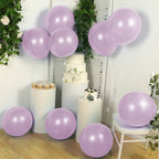10 Pack Lavender Lilac Biodegradable Balloons, 18" Thickened Extra Strong Eco - friendly Latex Helium Party Balloons - Bell Racket Store