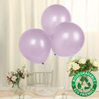 10 Pack Lavender Lilac Biodegradable Balloons, 18" Thickened Extra Strong Eco - friendly Latex Helium Party Balloons - Bell Racket Store