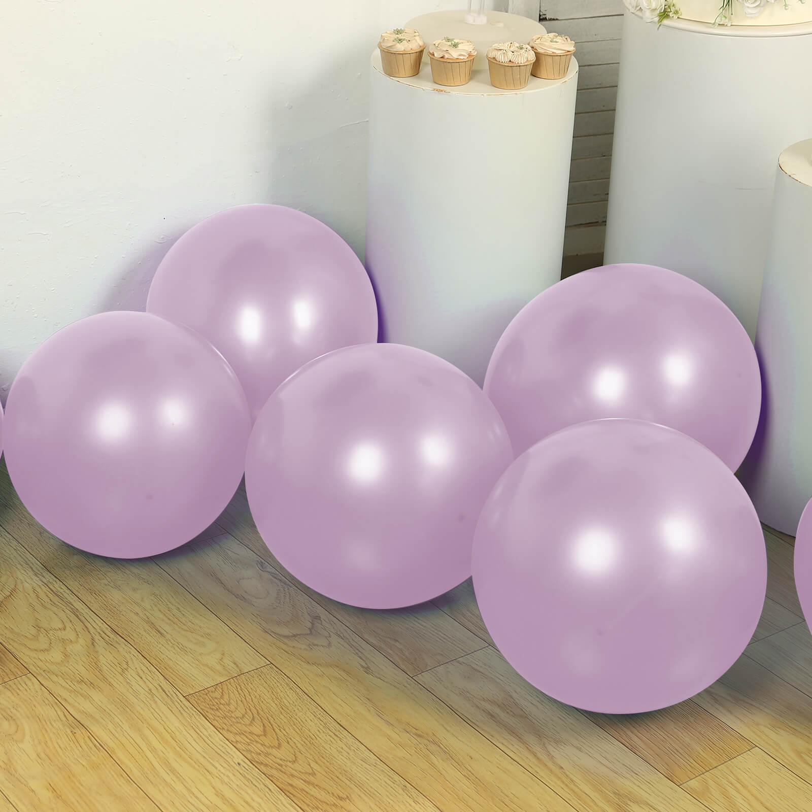 10 Pack Lavender Lilac Biodegradable Balloons, 18" Thickened Extra Strong Eco - friendly Latex Helium Party Balloons - Bell Racket Store