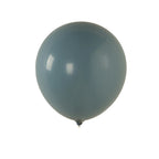 10 Pack Matte Pastel Dusty Blue Biodegradable Balloons 18", Round Eco - friendly Thick Latex Party Balloons - Bell Racket Store