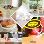 10 - Pack Metal Card Holder Stands Heart Design Gold - Table Number Stands and Wedding Place Card Menu Clips 8" - Bell Racket Store