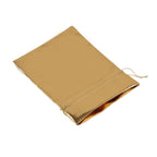 10 Pack Metallic Gold Lame Polyester 5"x7" Party Favor Gift Bags, Shiny Fabric Drawstring Candy Pouch - Bell Racket Store