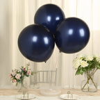 10 Pack Navy Blue Biodegradable Balloons, 18" Thickened Extra Strong Eco - friendly Latex Helium Party Balloons - Bell Racket Store