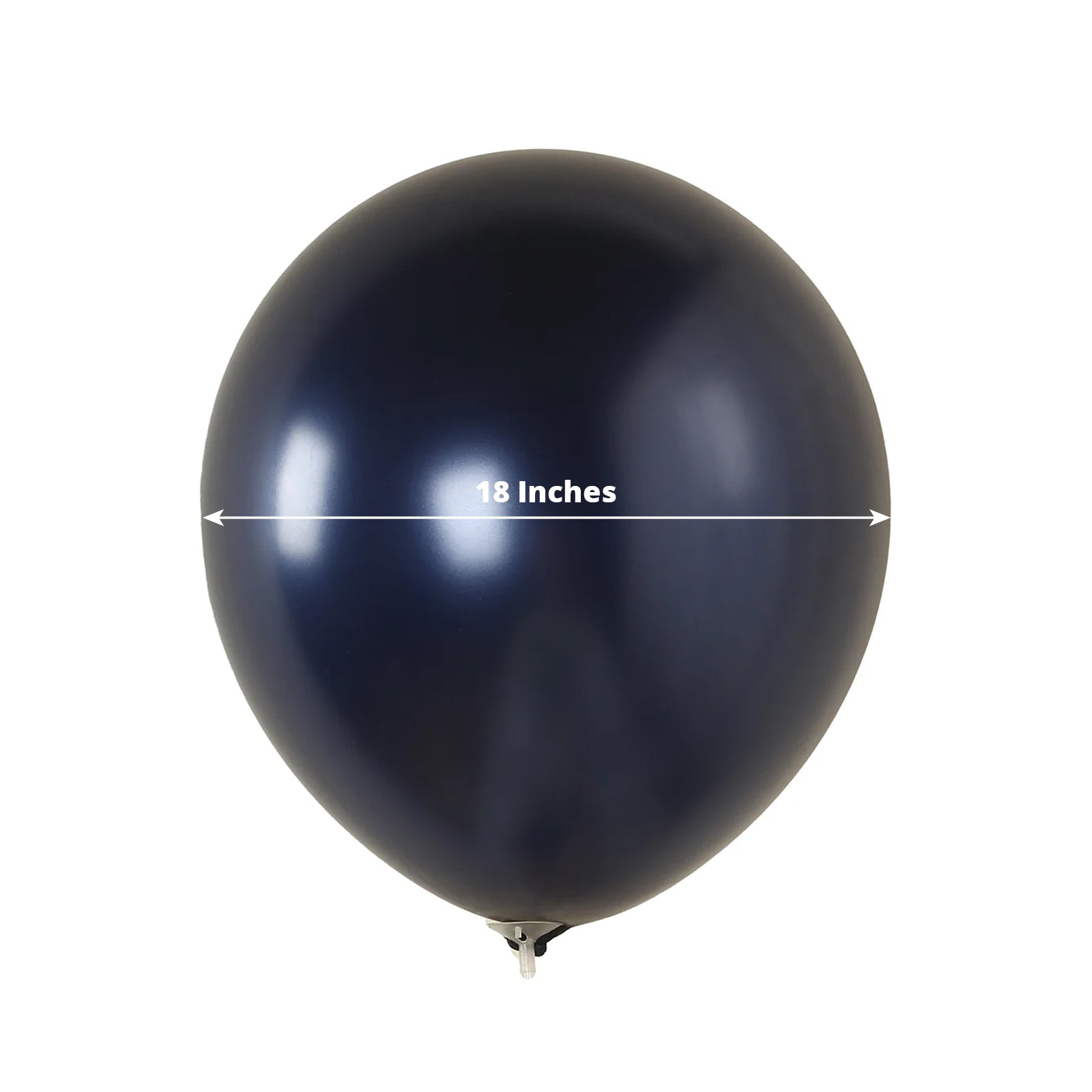 10 Pack Navy Blue Biodegradable Balloons, 18" Thickened Extra Strong Eco - friendly Latex Helium Party Balloons - Bell Racket Store