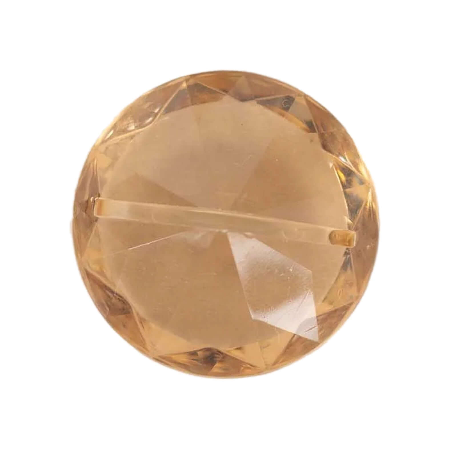 10 - Pack Plastic Card Holder Stands Diamond Shaped Design Amber Crystal - Wedding Table Place Card Decorations 1.75" - Bell Racket Store