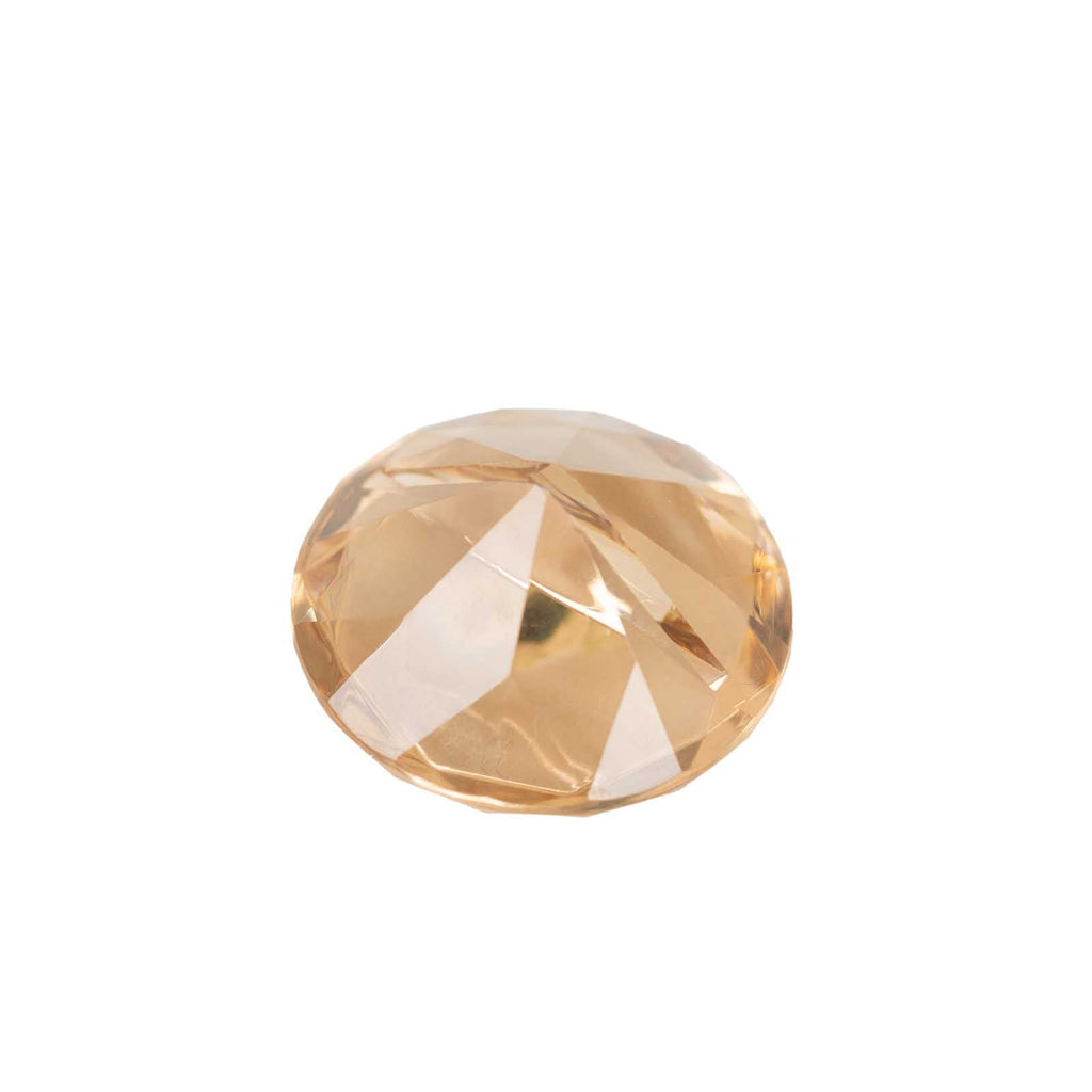 10 - Pack Plastic Card Holder Stands Diamond Shaped Design Amber Crystal - Wedding Table Place Card Decorations 1.75" - Bell Racket Store